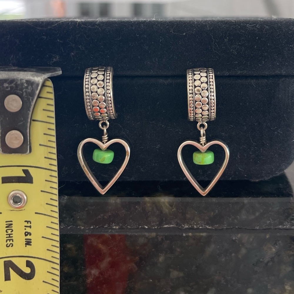 Silver and Turquoise Earrings, New